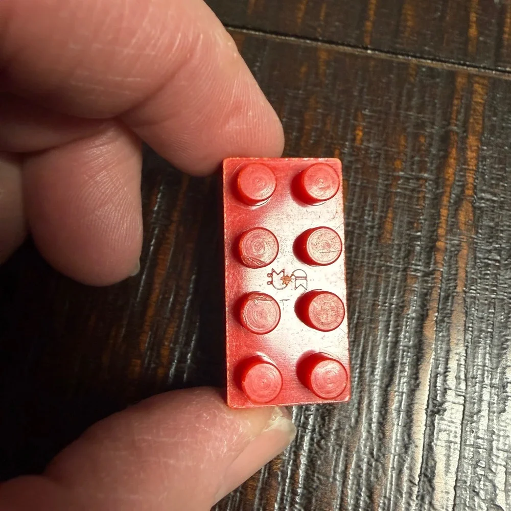 Vintage MC Master Construction Building Bricks Lot 1960s–70s LEGO Compatible 1lb